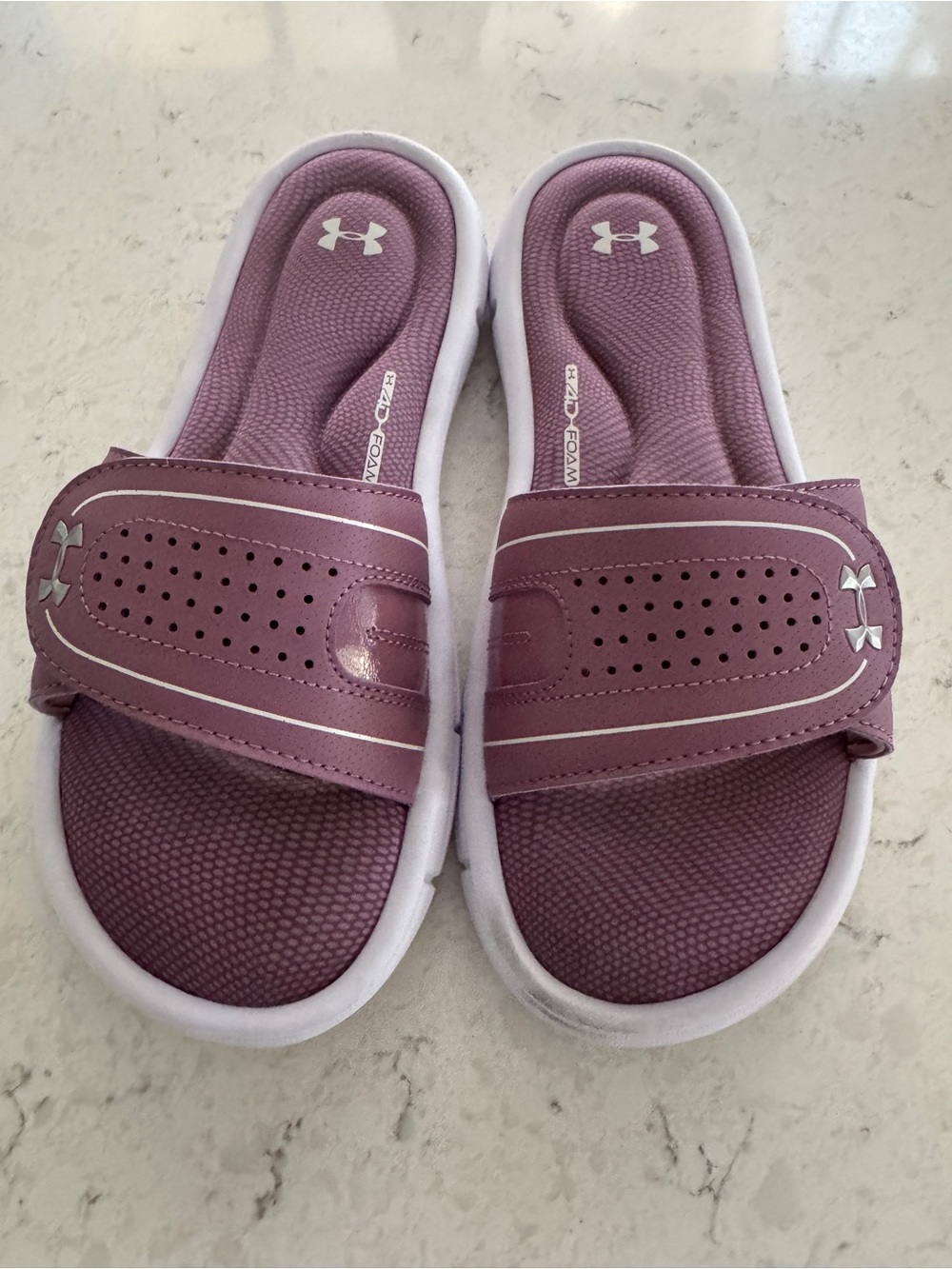 Under Armour Mauve/Purple Comfort Slide